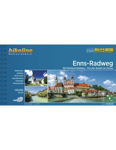 Enns-Radweg - Enns kerékpáros atlasz
