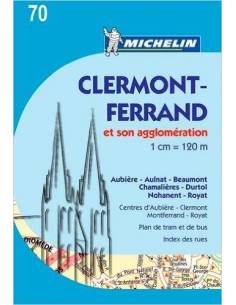 MN 70 Clermont-Ferrand és környéke térkép