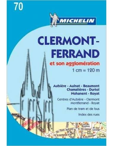 MN 70 Clermont-Ferrand és környéke térkép
