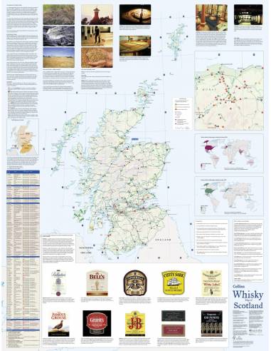 Whisky Map of Scotland - Skócia whisky gyártó...