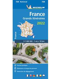 MN 726 France Route planning - Franciaország autótérkép -...