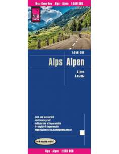RKH Alpen - Alps - Alpok térkép