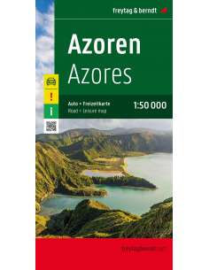 Azores - Azoren - Azori-szigetek térkép