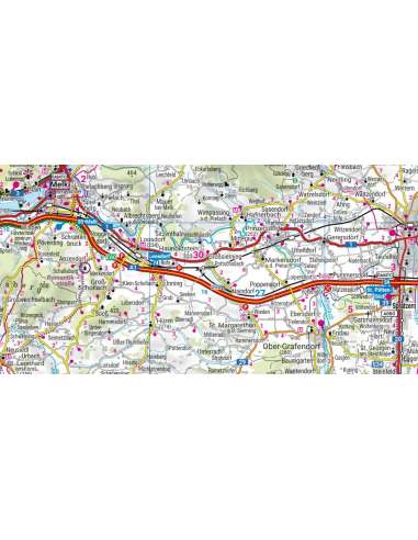 Austria - Österreich - Ausztria atlasz