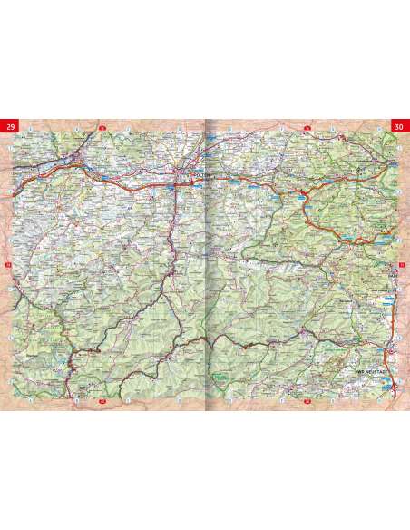 Austria - Österreich - Ausztria atlasz