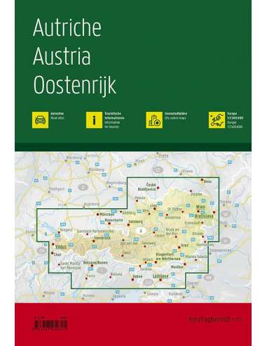 Austria - Österreich - Ausztria atlasz