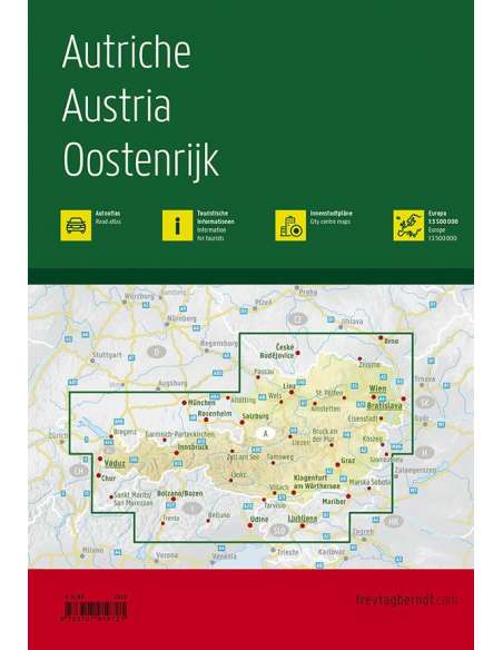Austria - Österreich - Ausztria atlasz