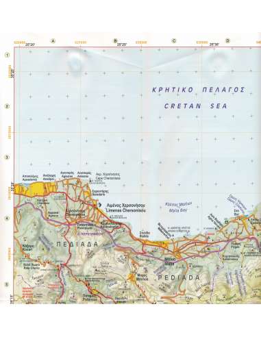 Xania - Chania - Gavdos - Kréta turistatérkép -...