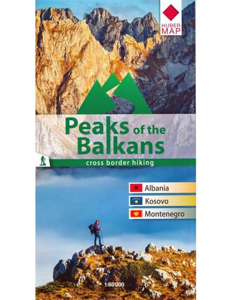 Peaks of the Balkans -  A Balkán csúcsai térkép