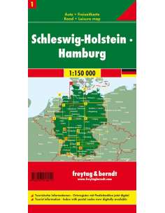Schleswig-Holstein - Hamburg térkép 2