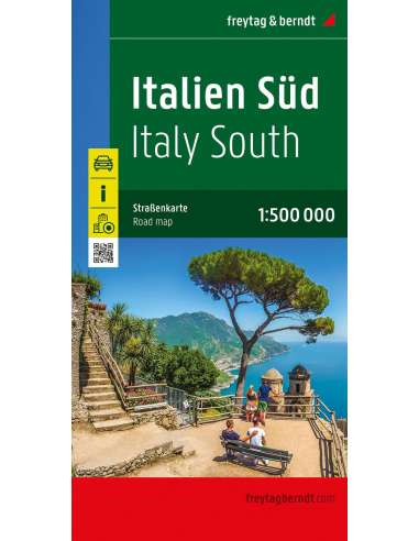 Italy south - Dél-Olaszország autótérkép