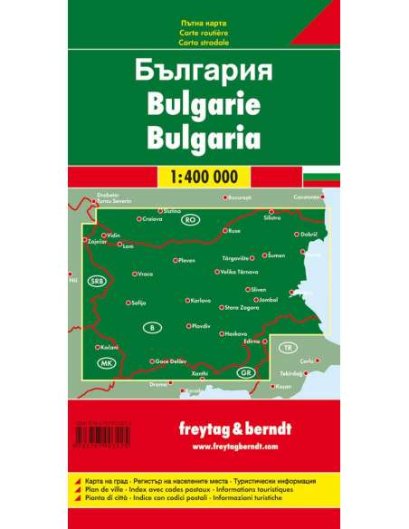 Bulgária térkép