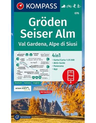 KK 076 Gröden - Seiser Alm - Val Gardena - Alpe...