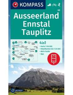 KK 68 Ausseerland - Ennstal - Tauplitz turistatérkép -...