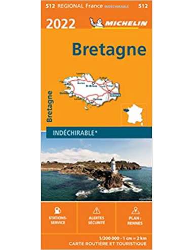 MN 512 Bretagne térkép - 2022
