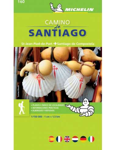 MN 160 Camino de Santiago zsebatlasz - Szent...