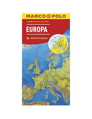 Európa - Europa -Europe autótérkép - Marco Polo