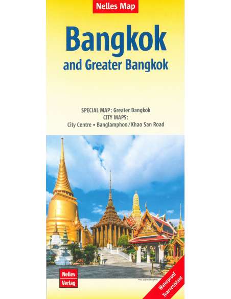 Bangkok és környéke térkép - Bangkok and Greater Bangkok