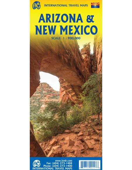 Arizona & New Mexico térkép