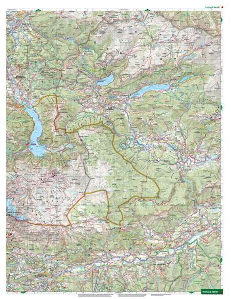 WK 0281 Dachstein - Inneres Salzkammergut - Ausseerland - Filzmoos túratérkép