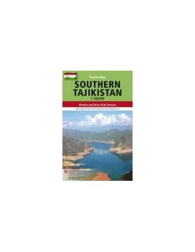 Southern Tajikistan - Dél-Tadzsikisztán térkép