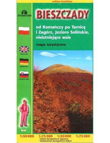 Bieszczady térkép