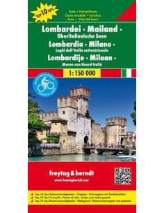Lombardia - Milánó - Észak-olasz tavak térkép - TOP10