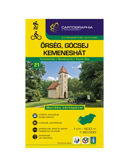 Őrség - Göcsej - Kemeneshát turistatérkép