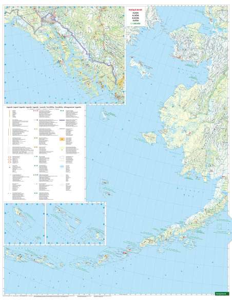 Alaska - Alaszka térkép
