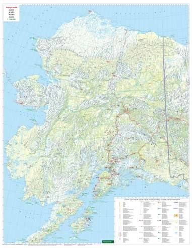 Alaska - Alaszka térkép