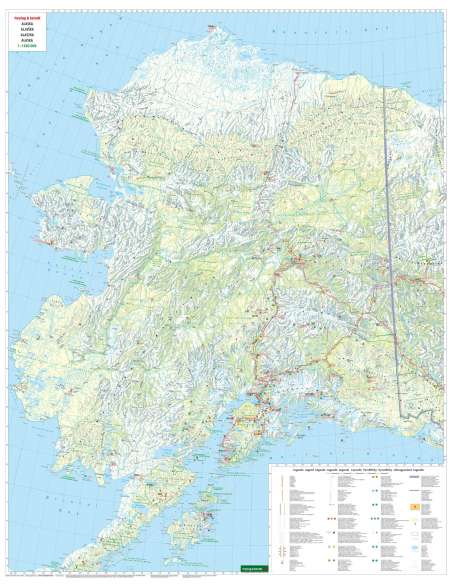 Alaska - Alaszka térkép