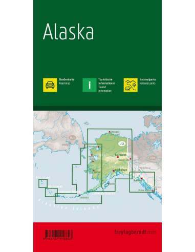 Alaska - Alaszka térkép