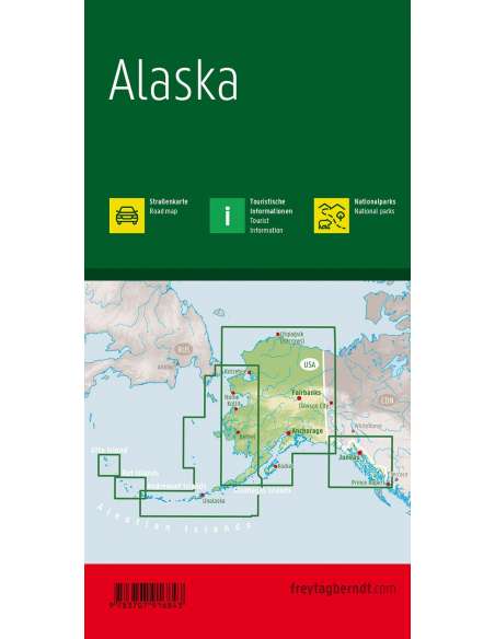 Alaska - Alaszka térkép