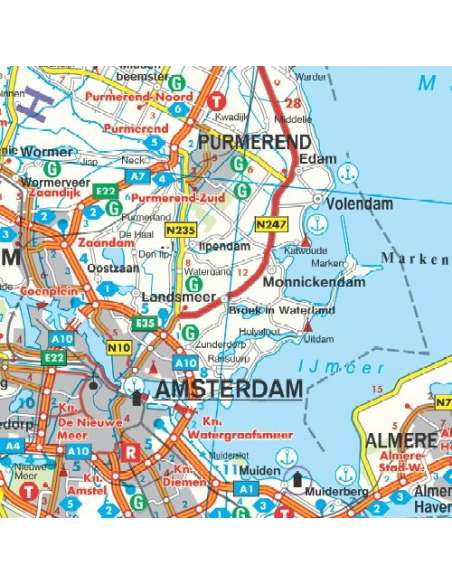Netherland - Hollandia térkép