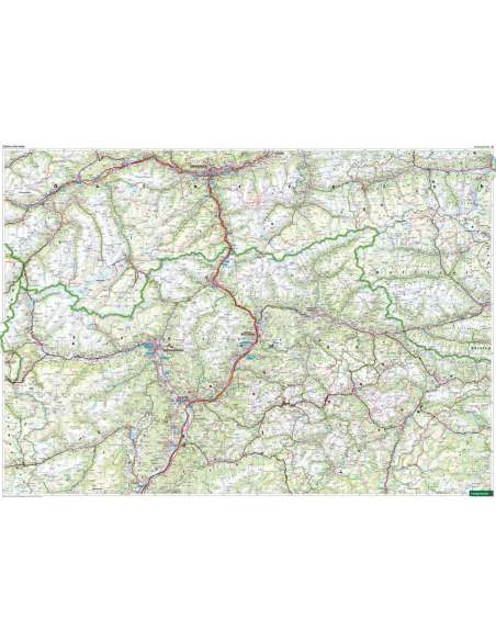 Southern Tyrol - Südtirol - Bolzano - Brixen - Merano - Dél-Tirol - Bolzano térkép