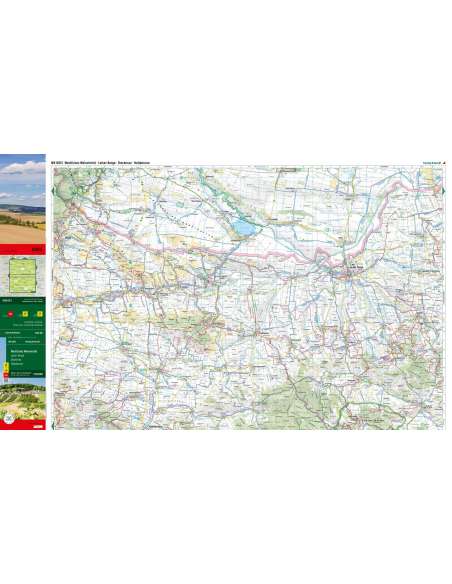 WK 0015 Westliches Weinviertel - Leiser Berge - Stockerau - Hollabrunn - Laa an der Thaya túratérkép