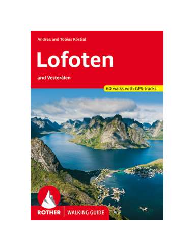 Lofoten túrakalauz - 60 túra - ROTHER angol 2025
