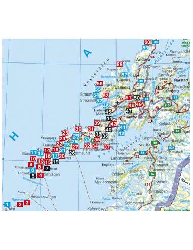 Lofoten túrakalauz - 60 túra - ROTHER angol 2025