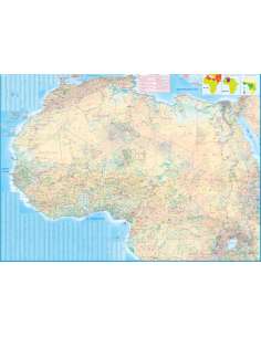 Africa - Afrika térkép 2