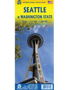 Seattle & Washington State térkép