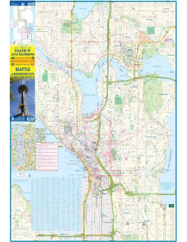 Seattle & Washington State térkép