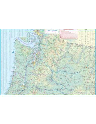 Seattle & Washington State térkép