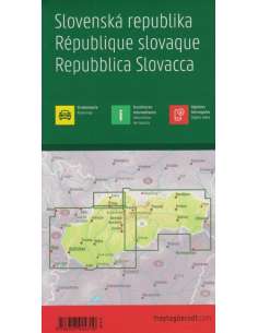 Slovak Republic - Szlovákia térkép 2