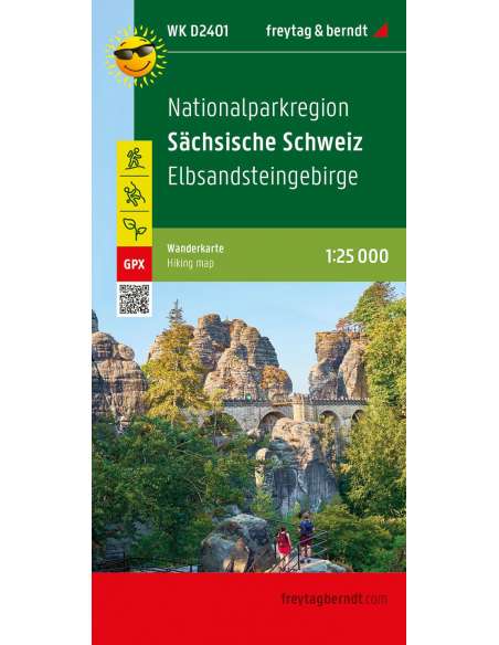 Nationalparkregion Sächsische Schweiz - Szász-Svájc NP turistatérkép