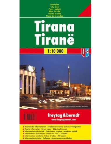 Tirana térkép