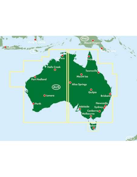 Australia - Ausztrália térkép