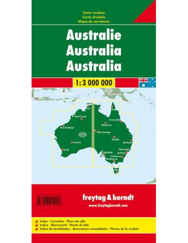 Australia - Ausztrália térkép