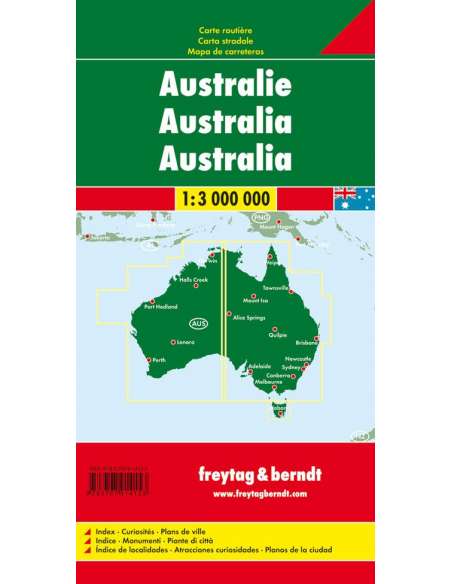 Australia - Ausztrália térkép
