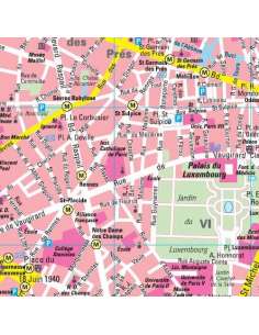 Párizs zsebtérkép esőálló-City Pocket 2
