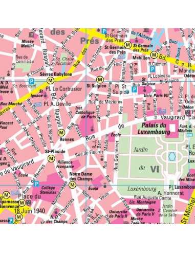 Párizs zsebtérkép esőálló-City Pocket